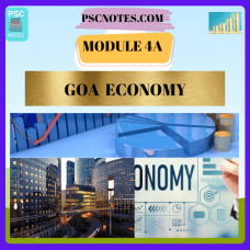 GOAPSC PDF Module 4A Goa Economy